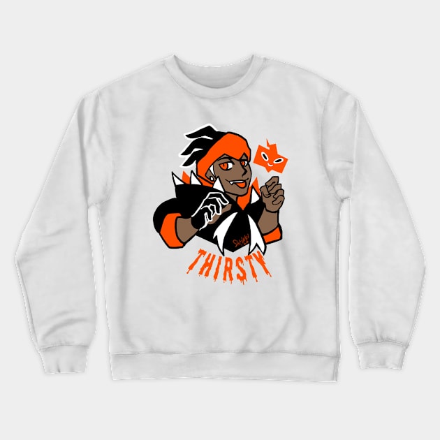 Raihan Thirsty Crewneck Sweatshirt by swinku